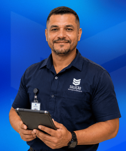 Gerente predial e zelador da Solução Serviços